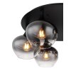 Globo MAXY Lámpara de Techo Negro, 6 luces