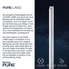 Paul Neuhaus PURE-LINES Lámpara de Pie LED Aluminio, 1 luz, Mando a distancia