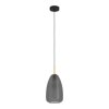 Eglo ALOBRASE Lámpara Colgante Latón, Negro, 1 luz
