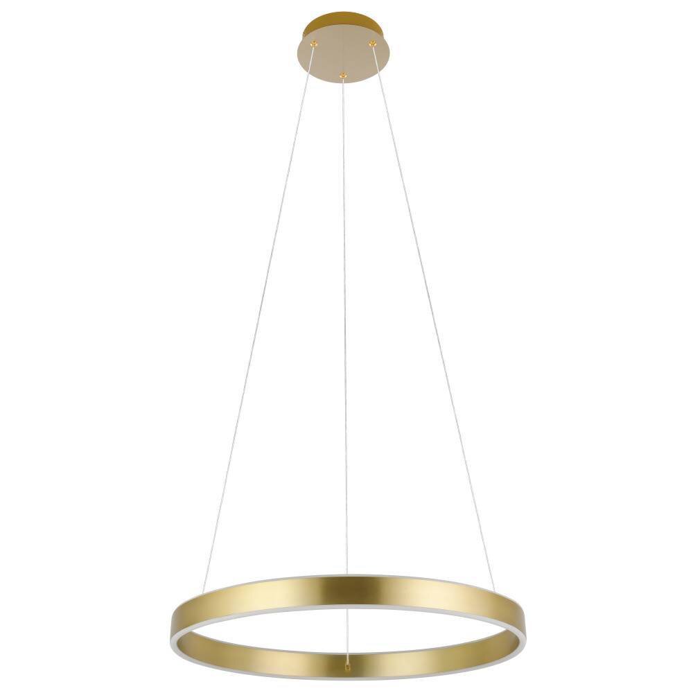 EGLO ALCAZABA Lámpara Colgante LED Latón, Blanca, 2 luces main product photo
