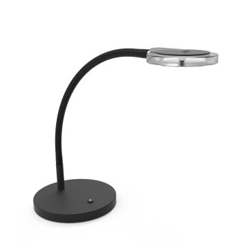 Steinhauer Turound Lámpara de mesa LED Negro, 1 luz