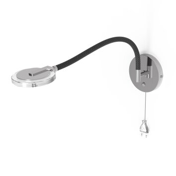 Steinhauer Turound Aplique LED Acero bruñido, 1 luz