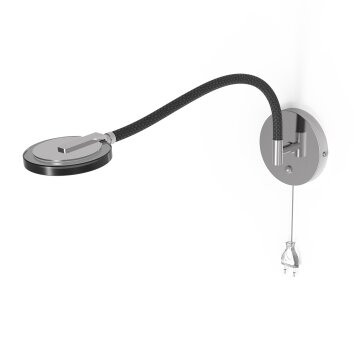 Steinhauer Turound Aplique LED Acero bruñido, 1 luz