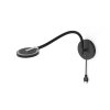 Steinhauer Turound Aplique LED Negro, 1 luz