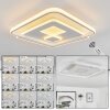 Selim Lámpara de Techo LED Blanca, 1 luz, Mando a distancia