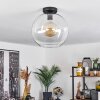 Koyoto  Lámpara de Techo Cristal 30 cm Transparente, 1 luz