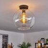 Koyoto  Lámpara de Techo Cristal 30 cm Transparente, 1 luz