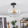 Koyoto  Lámpara de Techo Cristal 30 cm Transparente, 1 luz