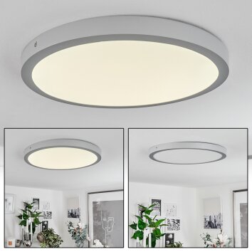 Finsrud Lámpara de Techo LED Plata, 1 luz