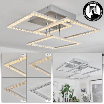 Serranos Lámpara de Techo LED Aluminio, 1 luz