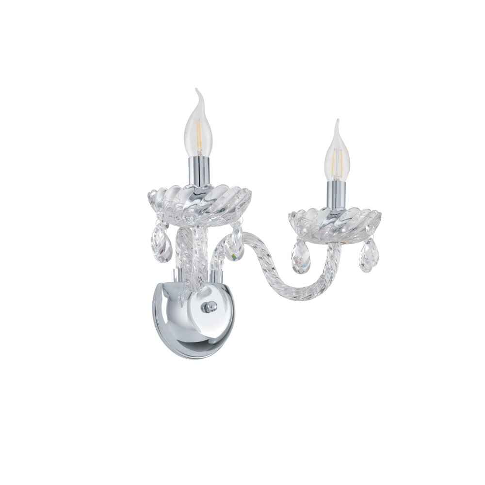 Eglo BASILANO Aplique Cromo, 2 luces main product photo