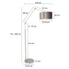 Steinhauer Prestige Chic Lámpara de Pie Acero bruñido, 1 luz