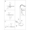 Steinhauer Turound Lámpara de Pie LED Acero bruñido, 1 luz