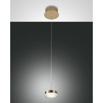 Fabas Luce Dunk Lámpara Colgante LED Latón, 1 luz