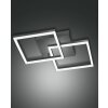 Fabas Luce Bard Lámpara de Techo LED Antracita, 1 luz