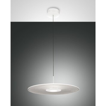 Fabas Luce Anemone Lámpara Colgante LED Blanca, 1 luz