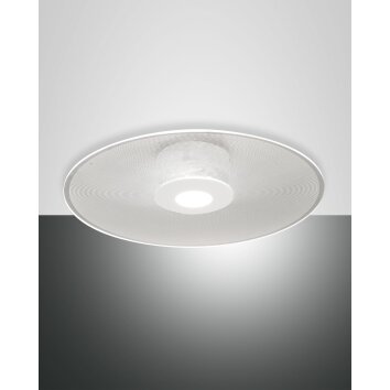Fabas Luce Anemone Lámpara de Techo LED Blanca, 1 luz