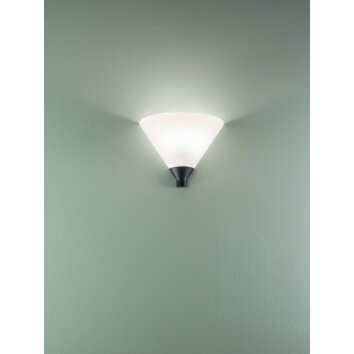 Fabas Luce Vincent Aplique Negro, 1 luz