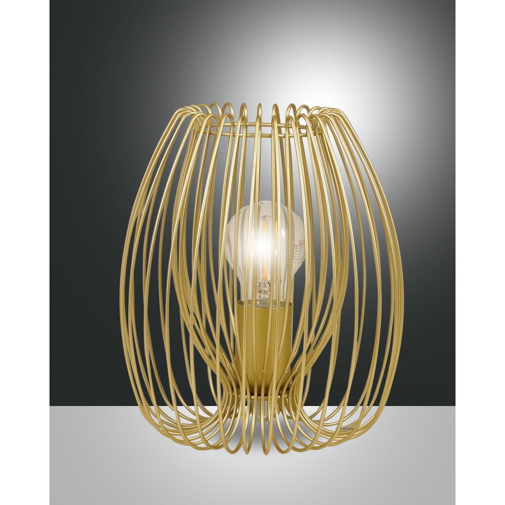 Fabas Luce Camp Lámpara de mesa dorado, 1 luz main product photo
