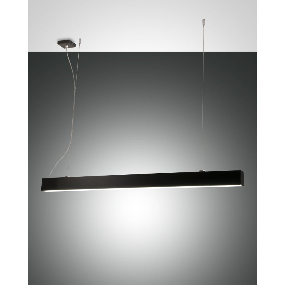 Fabas Luce Next Lámpara Colgante LED Negro, 2 luces main product photo