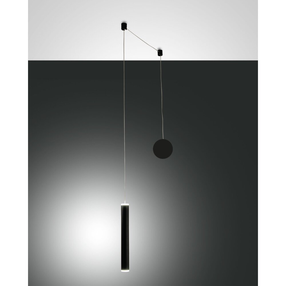 Fabas Luce Prado Lámpara Colgante LED Negro, 1 luz main product photo