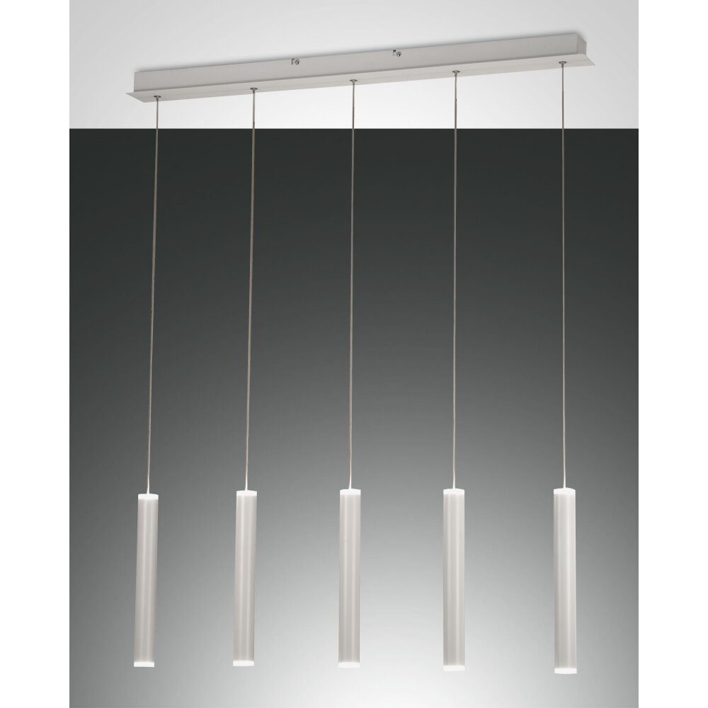 Fabas Luce Prado Lámpara Colgante LED Blanca, 5 luces main product photo