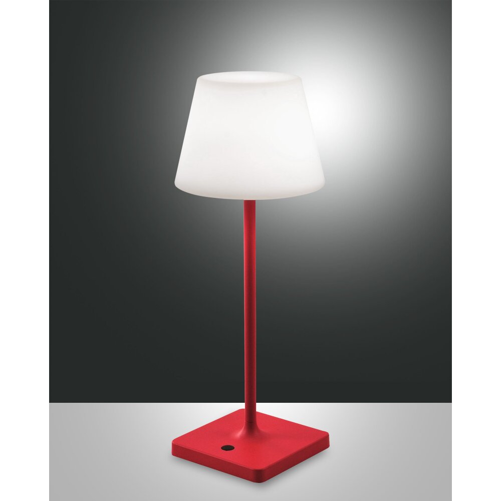 Fabas Luce Adam Lámpara de mesa LED Rojo, 1 luz main product photo
