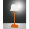 Fabas Luce Adam Lámpara de mesa LED Naranja, 1 luz