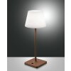 Fabas Luce Adam Lámpara de mesa LED Color óxido, 1 luz