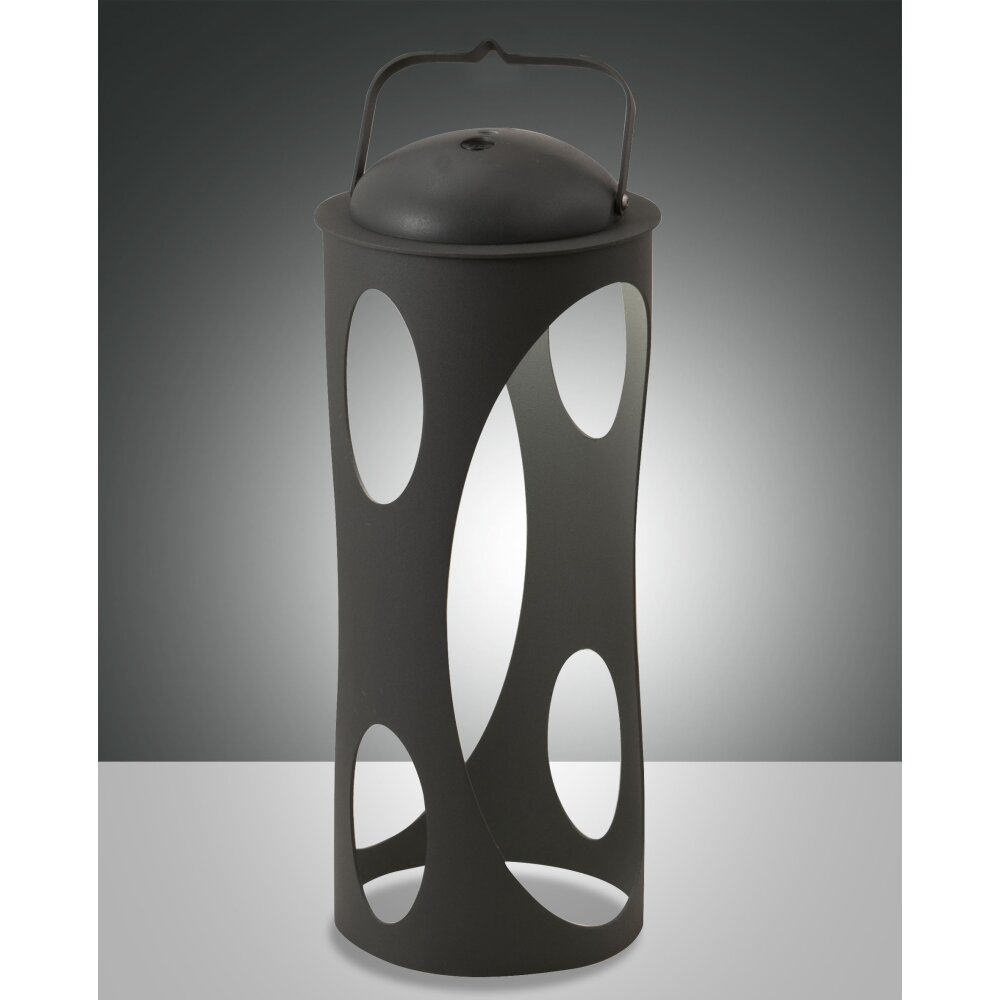 Fabas Luce Caddy Lámpara de mesa LED Antracita, 1 luz main product photo