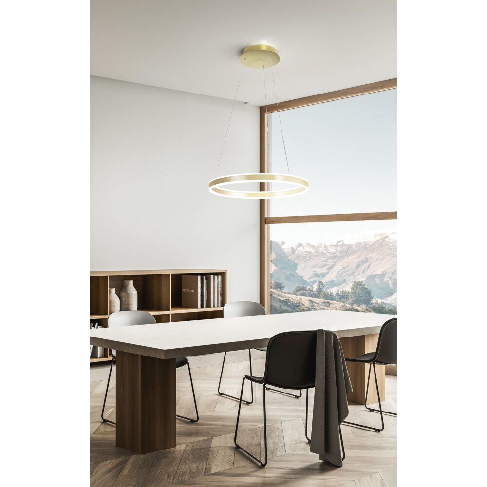 Fabas Luce Palau Lámpara Colgante LED dorado, 1 luz main product photo