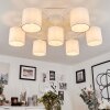 Marrancos Lámpara de Techo Blanca, 7 luces