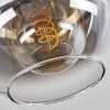 Koyoto  Lámpara de Techo Cristal 20 cm Transparente, Ahumado, 1 luz