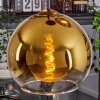 Koyoto  Lámpara Colgante Cristal 25 cm dorado, Transparente, 3 luces