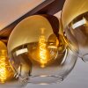 Koyoto  Lámpara de Techo Cristal 30 cm dorado, Transparente, 4 luces