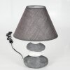 Palmela Lámpara de mesa Gris, Blanca, 1 luz