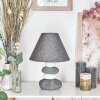 Palmela Lámpara de mesa Gris, Blanca, 1 luz