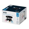 Philips WiZ IMAGEO Lámpara de Techo LED Negro, 3 luces, Cambia de color