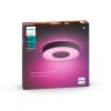 Philips Hue Xamento Lámpara de Techo LED Negro, Blanca, 1 luz, Cambia de color