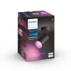 Philips Hue Fugato Lámpara de Techo LED Negro, 1 luz, Cambia de color