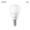 Philips Classic Juego de 6 LED E14 4,9 watt 2700 Kelvin 470 Lumen