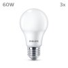 Philips Classic Juego de 3 LED E27 de 8 watt 2700 Kelvin 806 Lumen