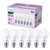 Philips Classic Juego de 6 LED E27 de 8 watt 2700 Kelvin 806 Lumen