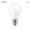 Philips Classic Juego de 2 LED E27 de 7 watt 2700 Kelvin 806 lúmenes