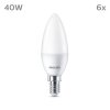 Philips Classic Juego de 6 LED E14 4,9 watt 2700 Kelvin 470 Lumen