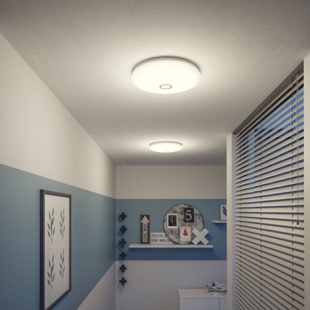Philips Mauve Lámpara de Techo LED Blanca, 1 luz, Sensor de movimiento main product photo