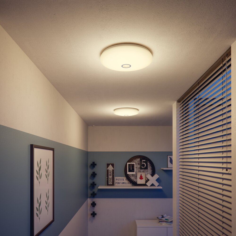 Philips Mauve Lámpara de Techo LED Blanca, 1 luz, Sensor de movimiento main product photo