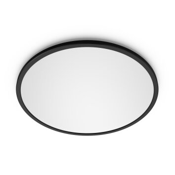 Philips CL550 Lámpara de Techo LED Negro, Blanca, 1 luz