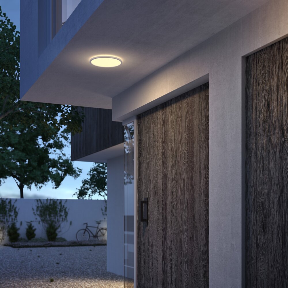 Philips Superslim Lámpara de techo para exterior LED Blanca, 1 luz main product photo