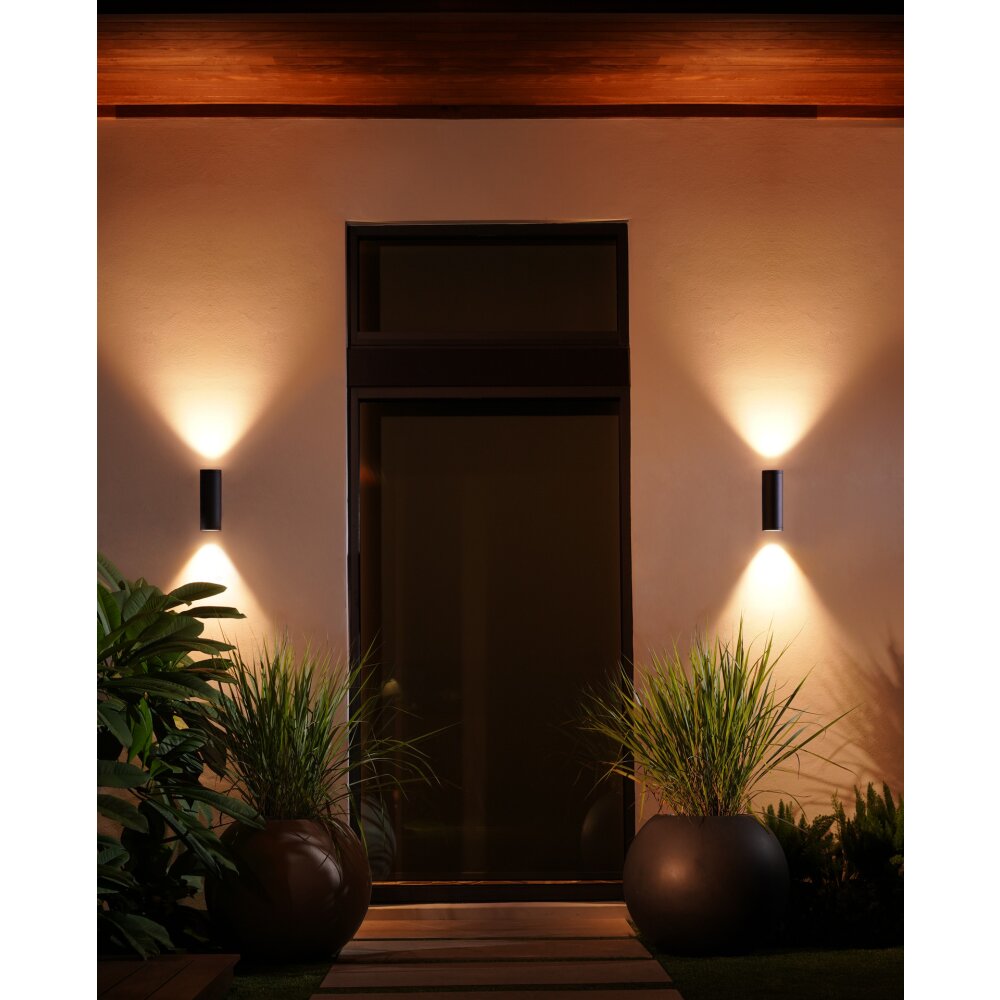 Philips Hue Appear Aplique para exterior Set x 2 LED Negro, 2 luces, Cambia de color main product photo